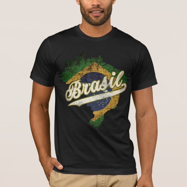 Camiseta Mapa de Brasil (Anverso)