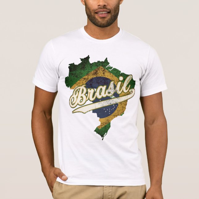 Camiseta Mapa de Brasil (Anverso)