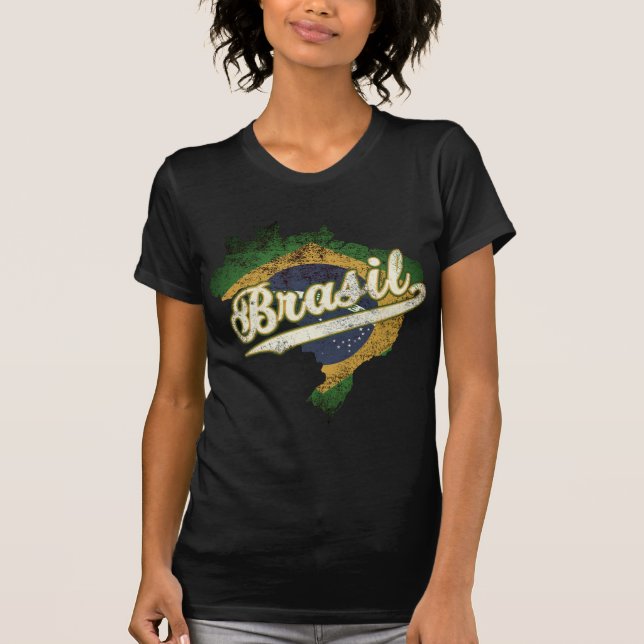 Camiseta Mapa de Brasil (Anverso)
