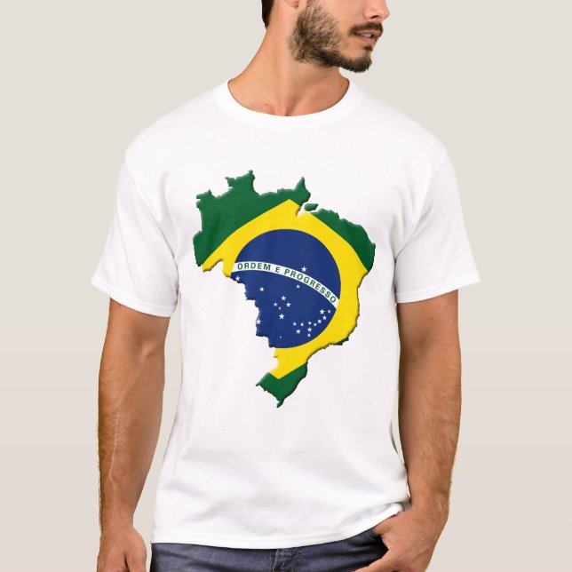 Camiseta Mapa de Brasil (Anverso)
