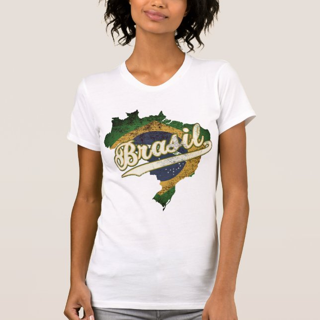 Camiseta Mapa de Brasil (Anverso)