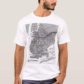 Camiseta mapa de Brooklyn