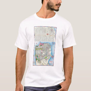 Camiseta Mapa de calle de San Francisco