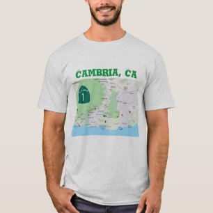 Camiseta Mapa de Cambria T-Shirt