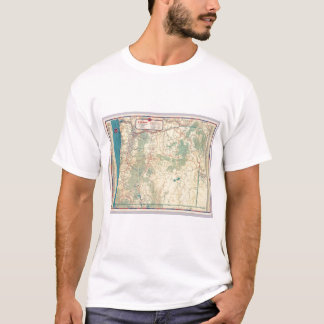 Camiseta Mapa de camino de los Estados Occidentales