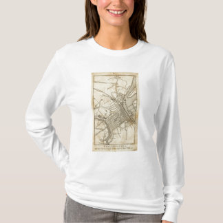 Camiseta Mapa de camino de Philadelphia