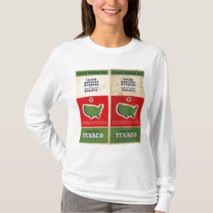 Camiseta Mapa de camino Idaho, Mont, Wyo