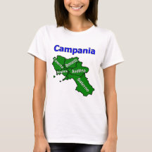 Mapa de Campania con Provincias
