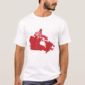 Camiseta Mapa de Canadá