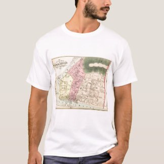 Camiseta Mapa de Charleston, Virginia Occidental