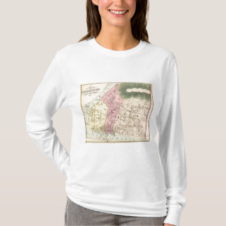 Camiseta Mapa de Charleston, Virginia Occidental