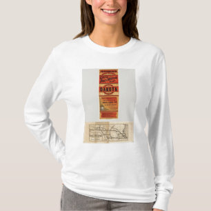 Camiseta Mapa de Chicago y de líneas ferroviarias del