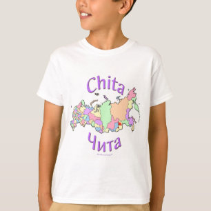 Camiseta Mapa de Chita Rusia
