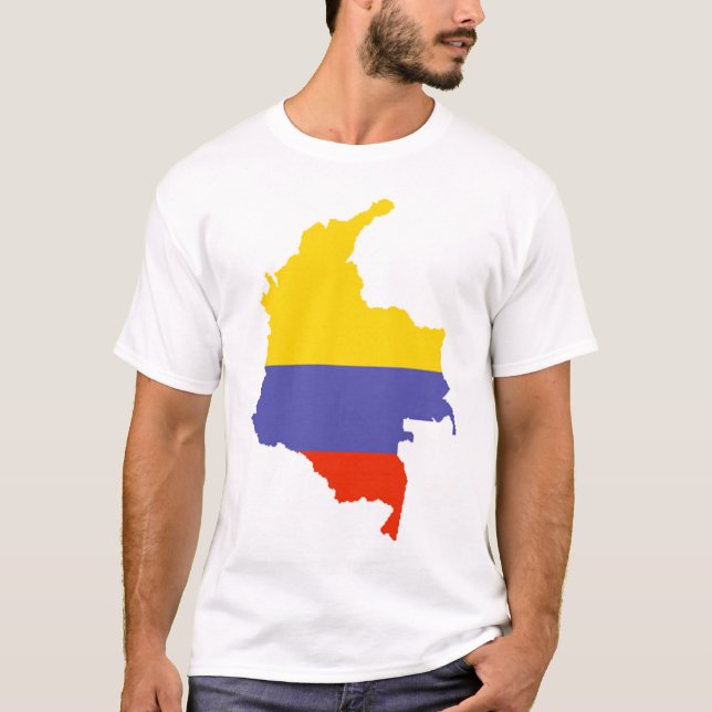 Camiseta Mapa de Colombia (Anverso)