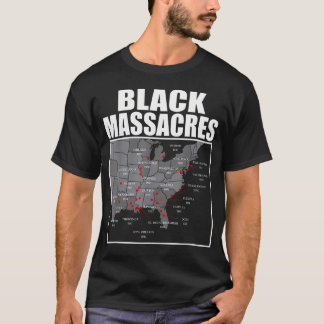 Camiseta Mapa de Conciencia de la Historia Afroamericana Mu