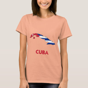 CAMISETA MAPA DE CUBA