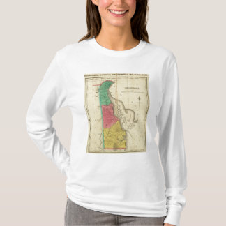 Camiseta Mapa de Delaware