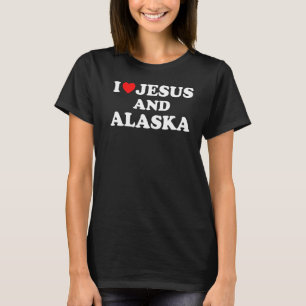 Camiseta Mapa De Ee.Uu. Orgulloso Cristiano I Love Jesus Y