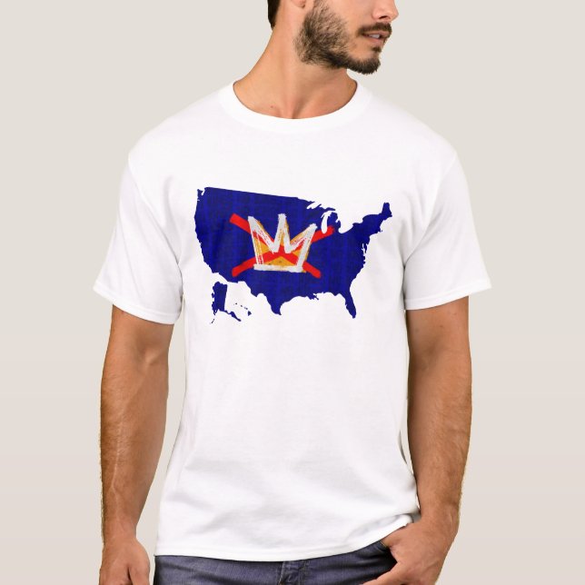 Camiseta Mapa de EE. UU. sin reyes (Anverso)