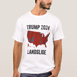 Camiseta Mapa de elecciones sin precedentes de Trump 2024 g