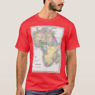 Camiseta Mapa de época de África 1827