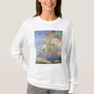 Camiseta Mapa de Europa del siglo XVI