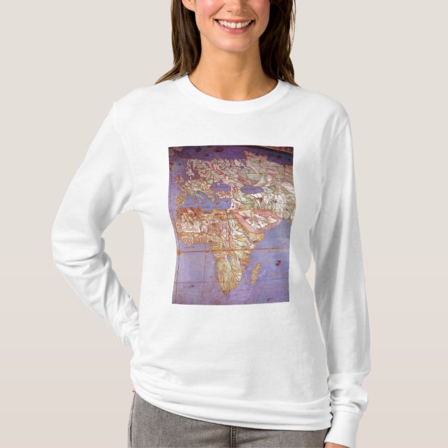 Camiseta Mapa de Europa y de África (Anverso)