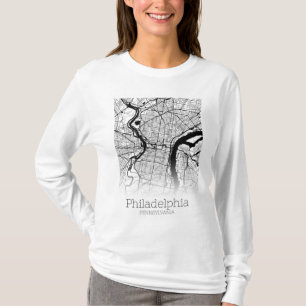 Camiseta Mapa de Filadelfia