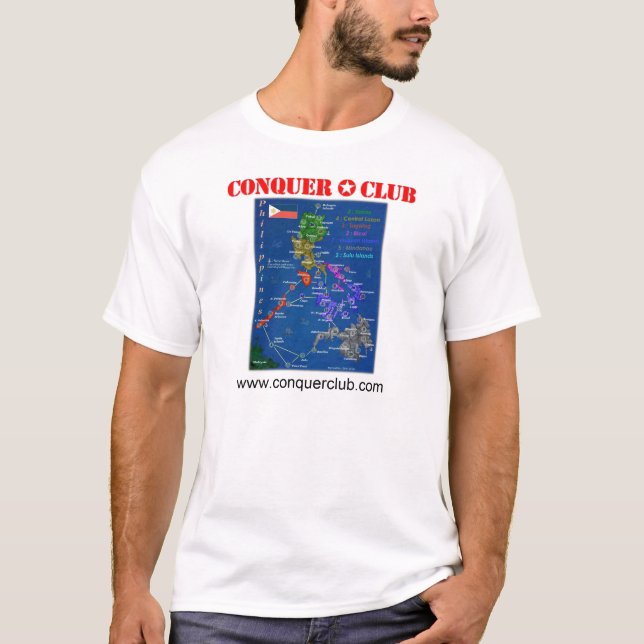 Camiseta Mapa de Filipinas (Anverso)