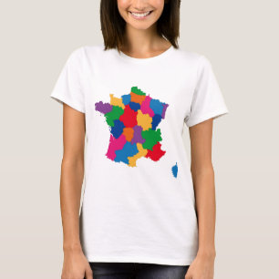 Camiseta Mapa de Francia