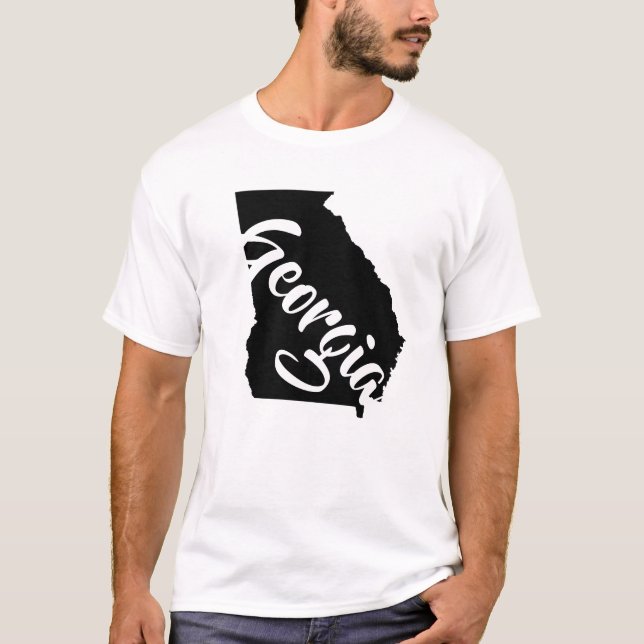 Camiseta Mapa de Georgia (Anverso)