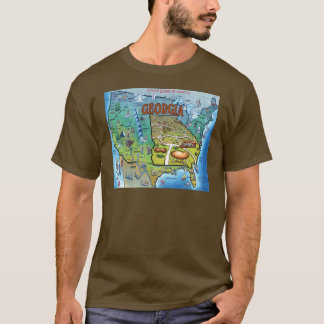 Camiseta Mapa de Georgia USA