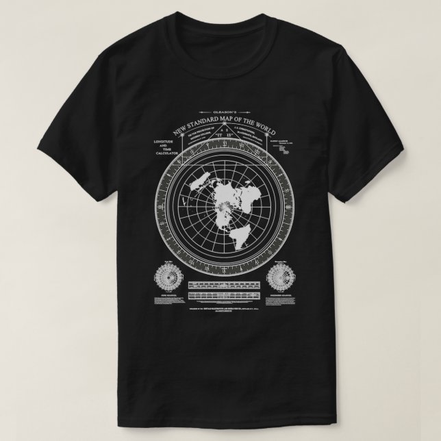 Camiseta Mapa de Gleason (Diseño del anverso)