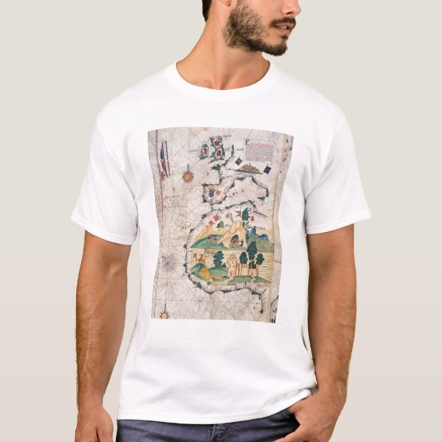 Camiseta Mapa de Gran Bretaña (Anverso)