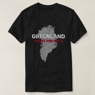 Camiseta Mapa de Groenlandia No Está a la Venta 