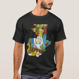 Camiseta Mapa de Guatemala