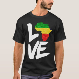 Camiseta Mapa de Guay África para hombres mujeres de África