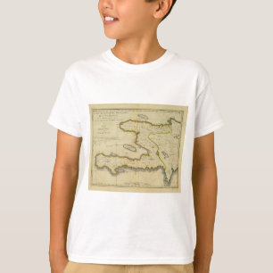 Camiseta Mapa de Haití de 1814 por Mathew Carey