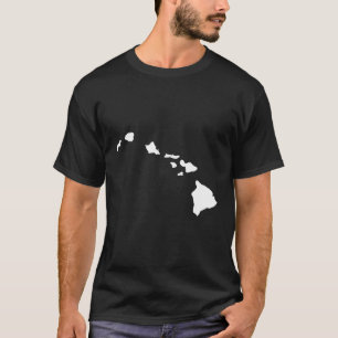 Camiseta Mapa de Hawaii