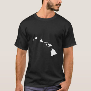 Camiseta Mapa de Hawaii