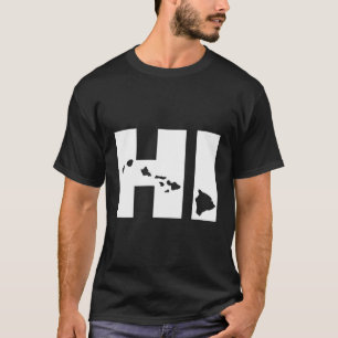 Camiseta Mapa de Hi Hawaii