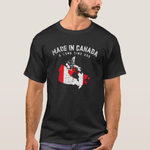 Camiseta Mapa de hojas de arce de Canadá