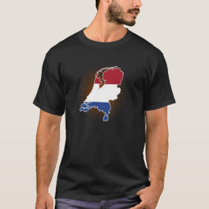 Camiseta Mapa de Holanda