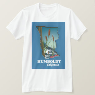 Camiseta Mapa de Humboldt california