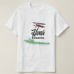 Camiseta Mapa de Hvar Croacia