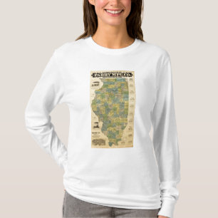 Camiseta Mapa de Illinois 2