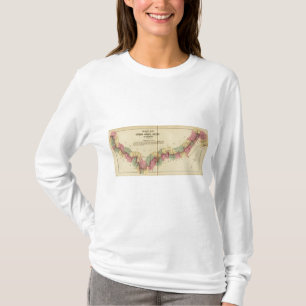 Camiseta Mapa de índice al atlas del río Ohio superior