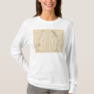 Camiseta Mapa de índice el condado de Columbia el condado