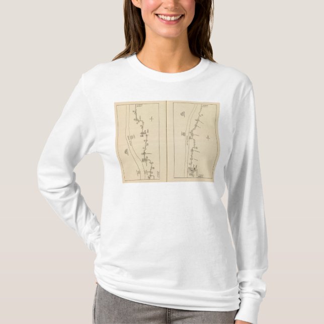Camiseta Mapa de índice el condado de Putnam el condado de (Anverso)