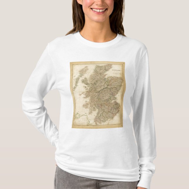 Camiseta Mapa de Inglaterra (Anverso)